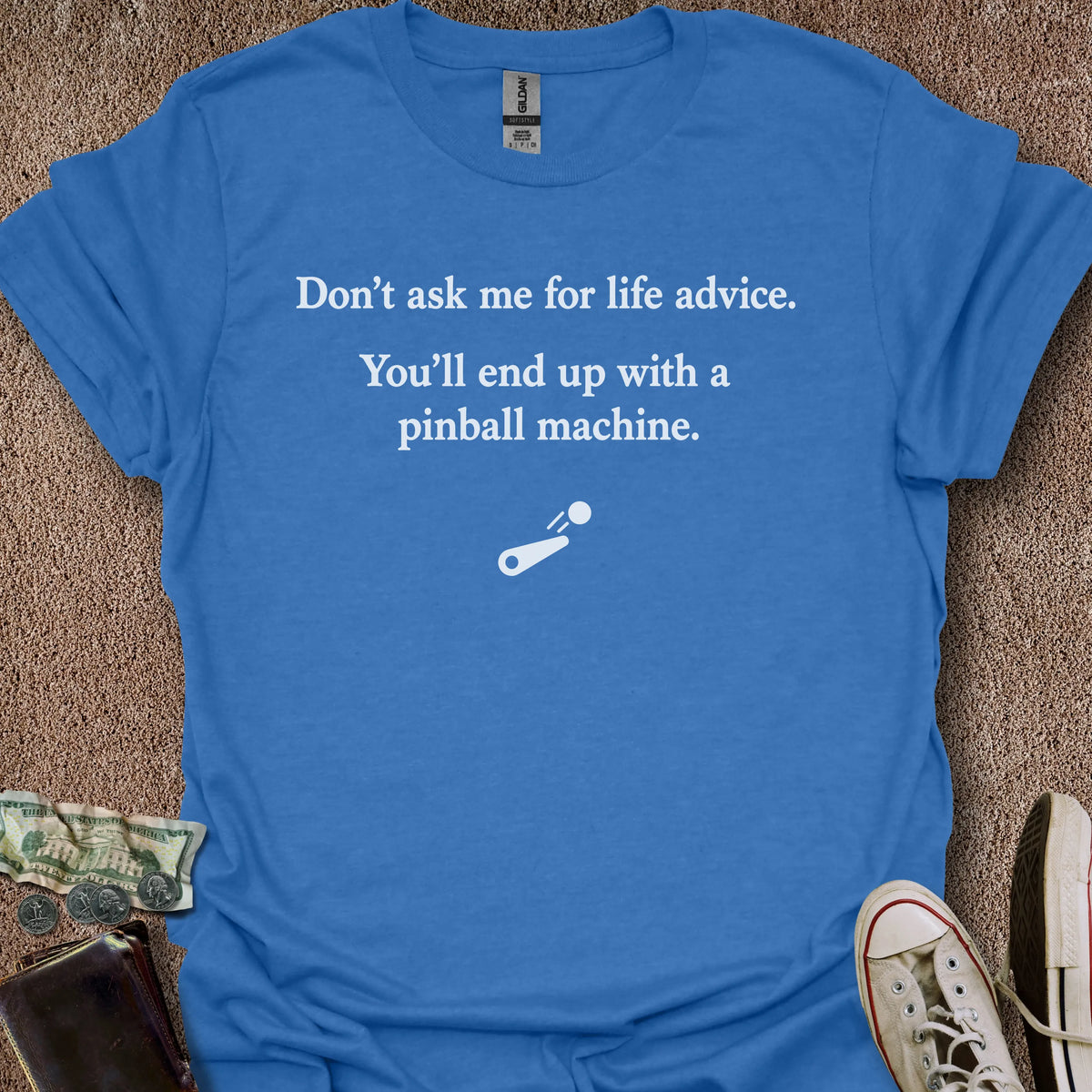 Printify T-Shirt Heather Royal / S Life Advice T-Shirt