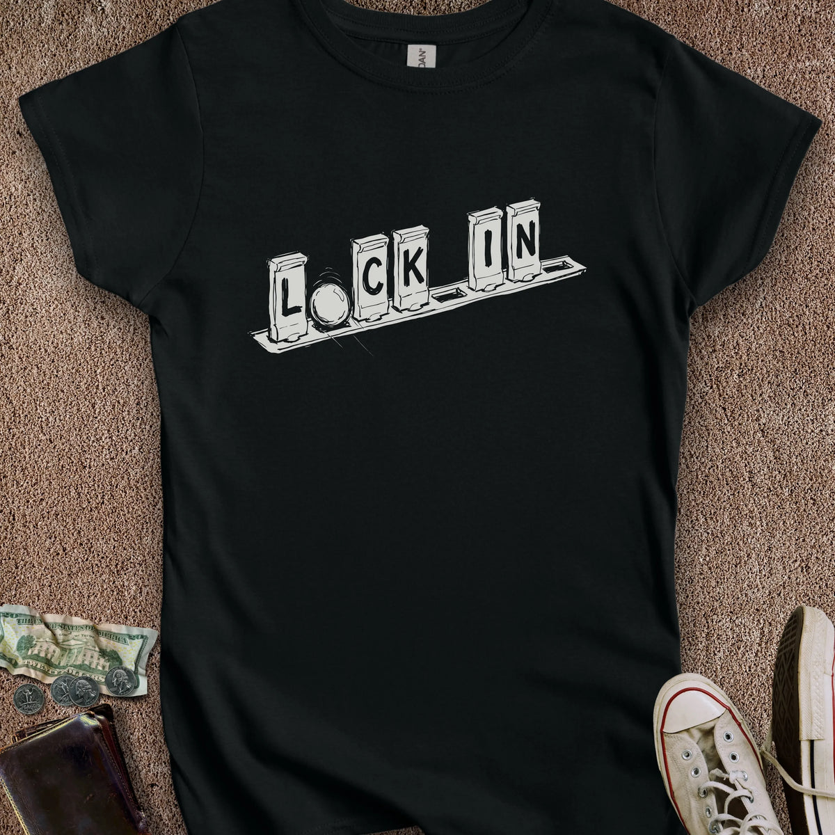 Printify T-Shirt Lock In Women's T-Shirt