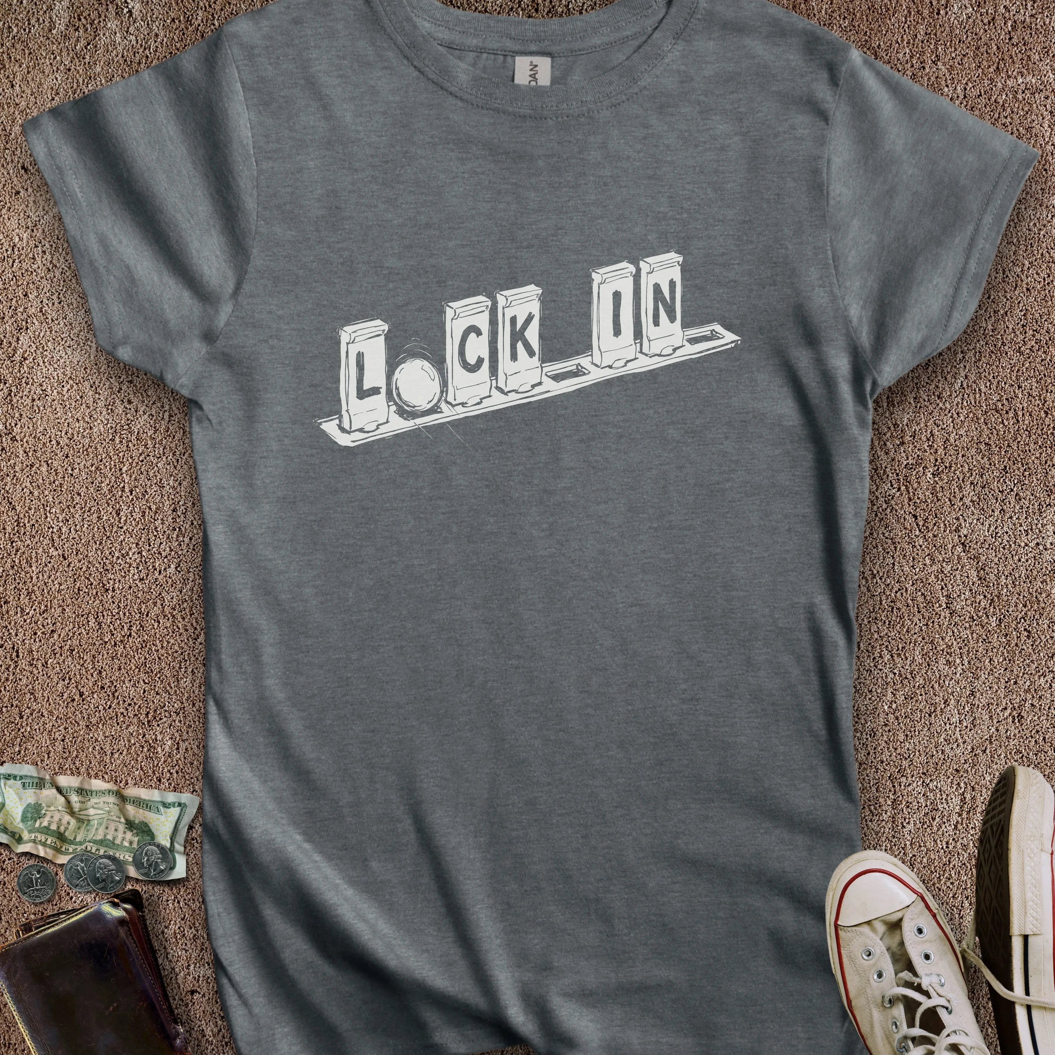 Printify T-Shirt Lock In Women's T-Shirt