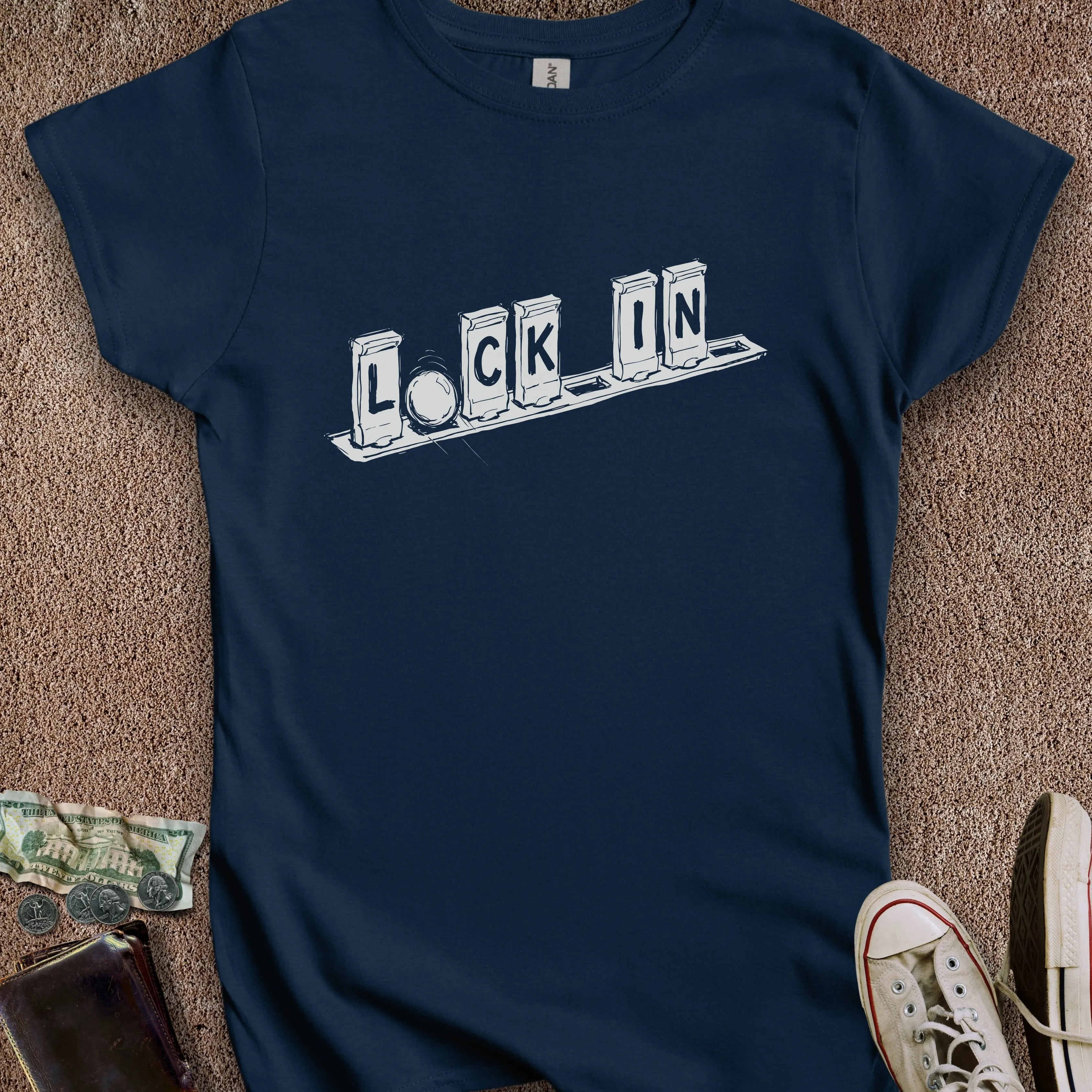 Printify T-Shirt Lock In Women's T-Shirt