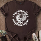 Printify T-Shirt Dark Chocolate / S Machine a Rockin' T-Shirt