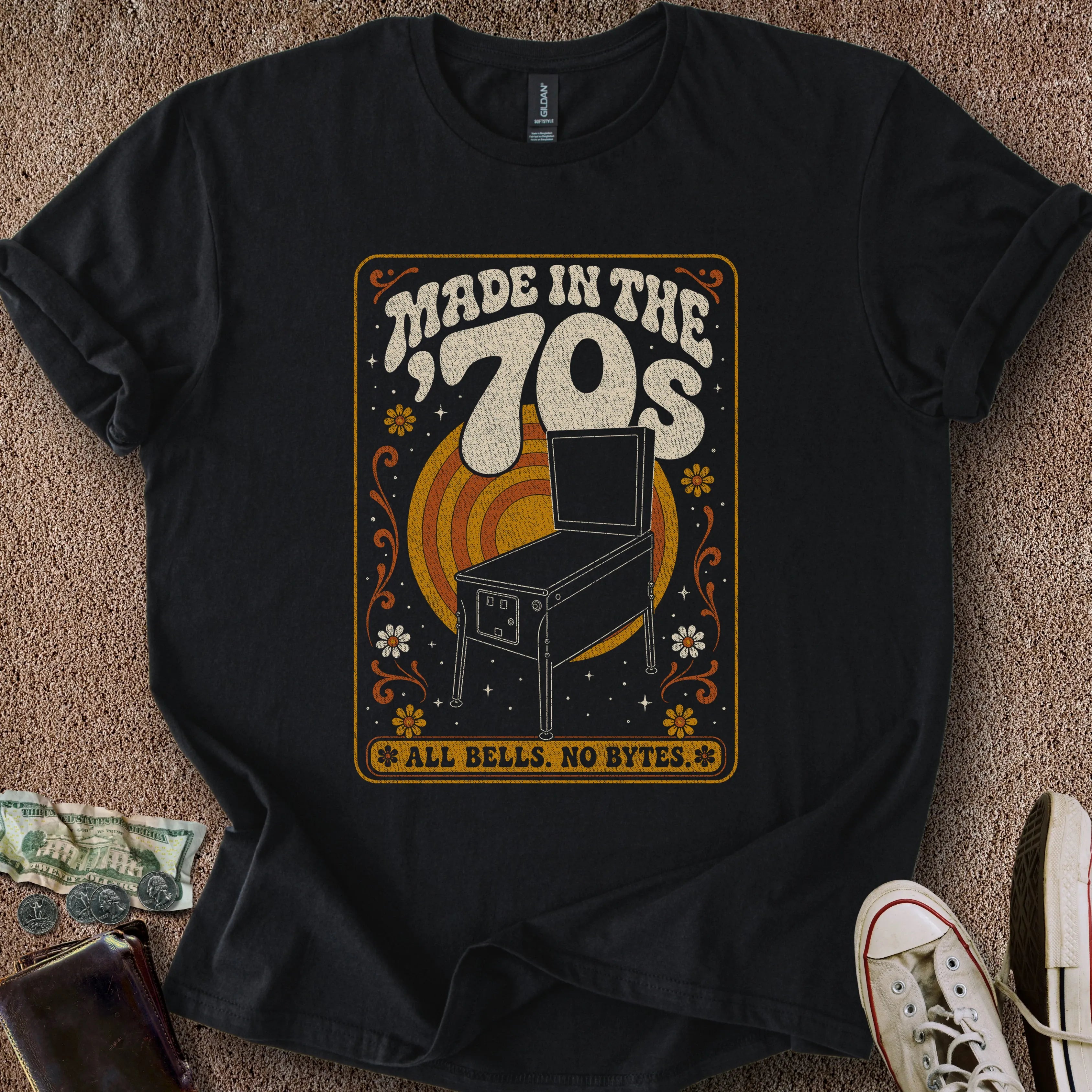Printify T-Shirt Black / S Made in the '70s T-Shirt