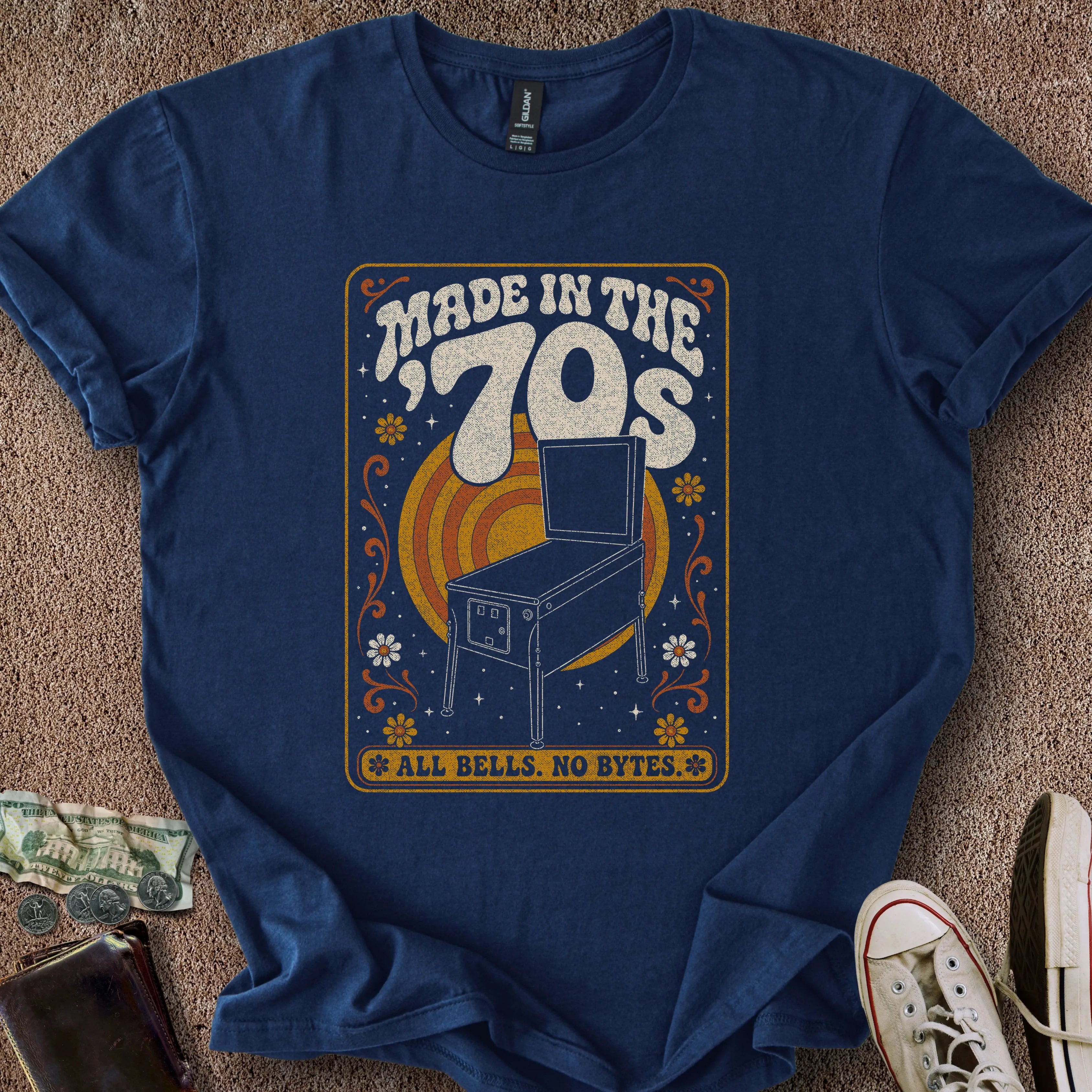 Printify T-Shirt Navy / S Made in the '70s T-Shirt