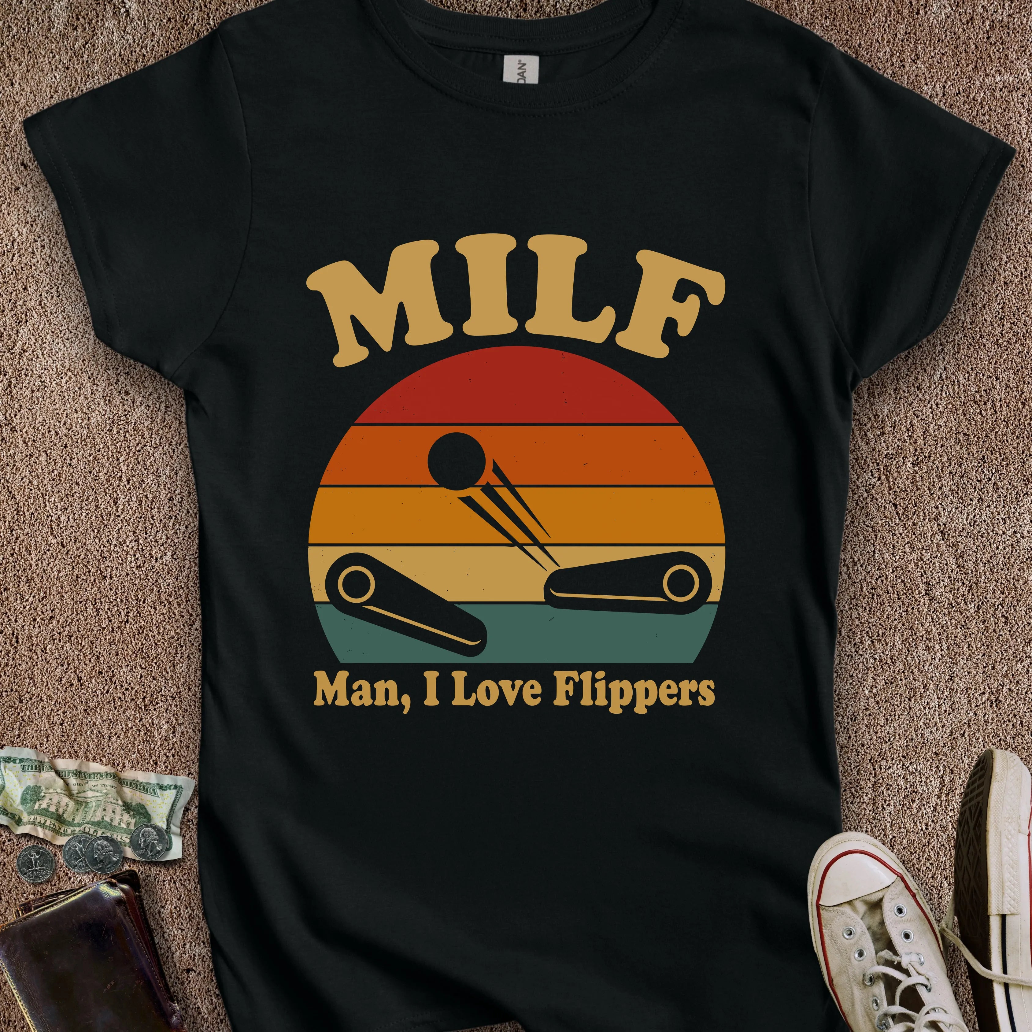 Printify T-Shirt S / Black MILF Women's T-Shirt