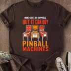 Printify T-Shirt Dark Chocolate / S Money Buys Games T-Shirt