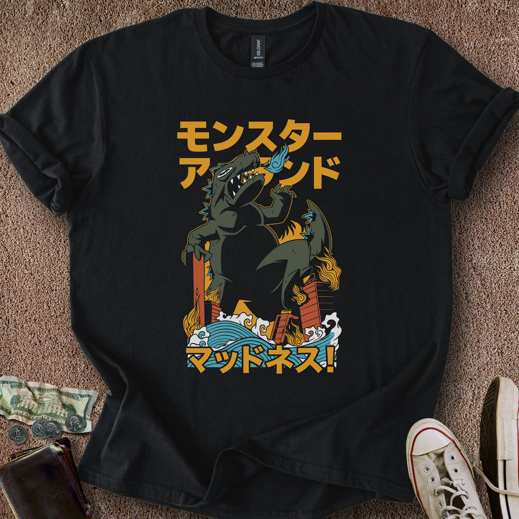Printify T-Shirt Black / S Monster Island Madness T-Shirt