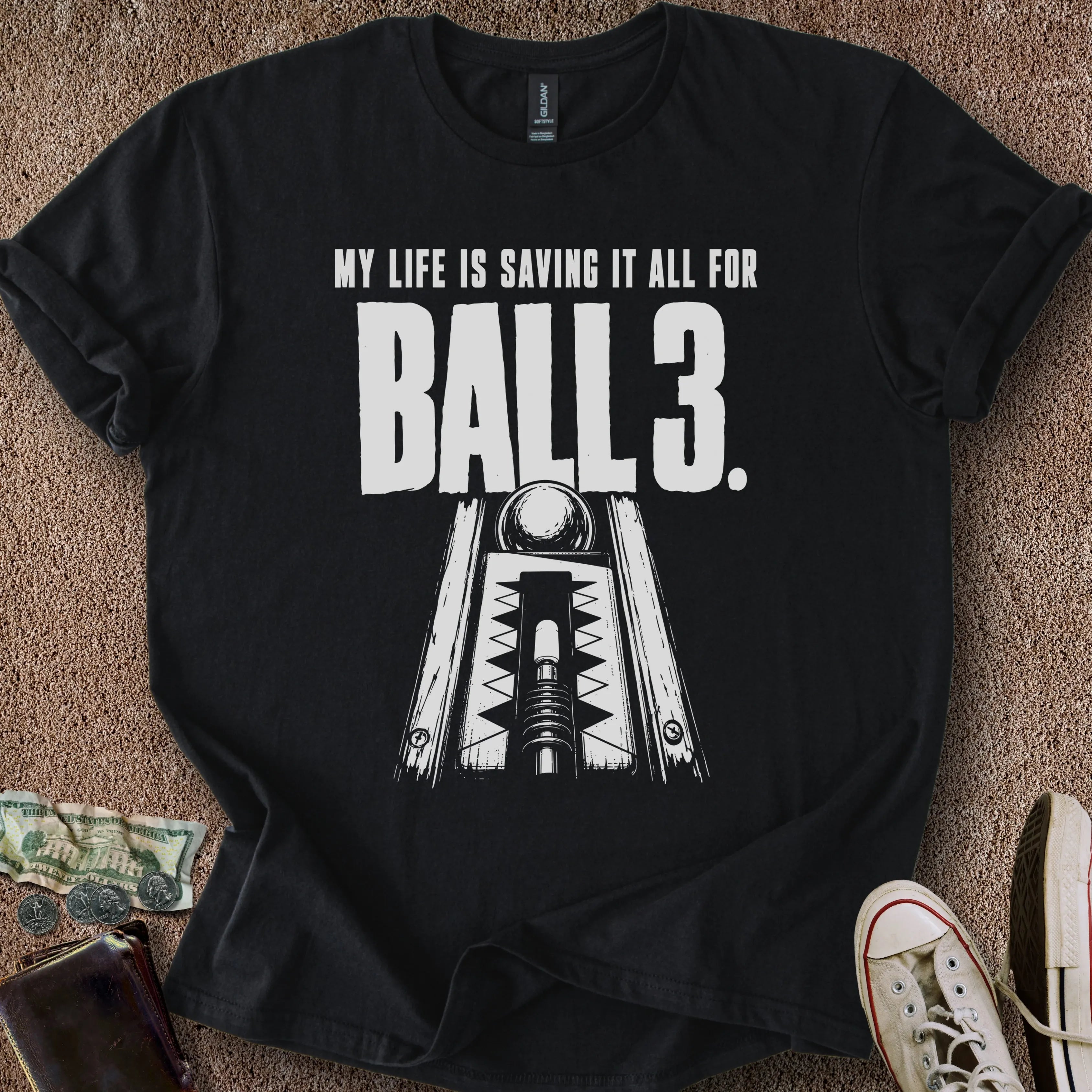 Printify T-Shirt Black / S My Ball 3 Life T-Shirt