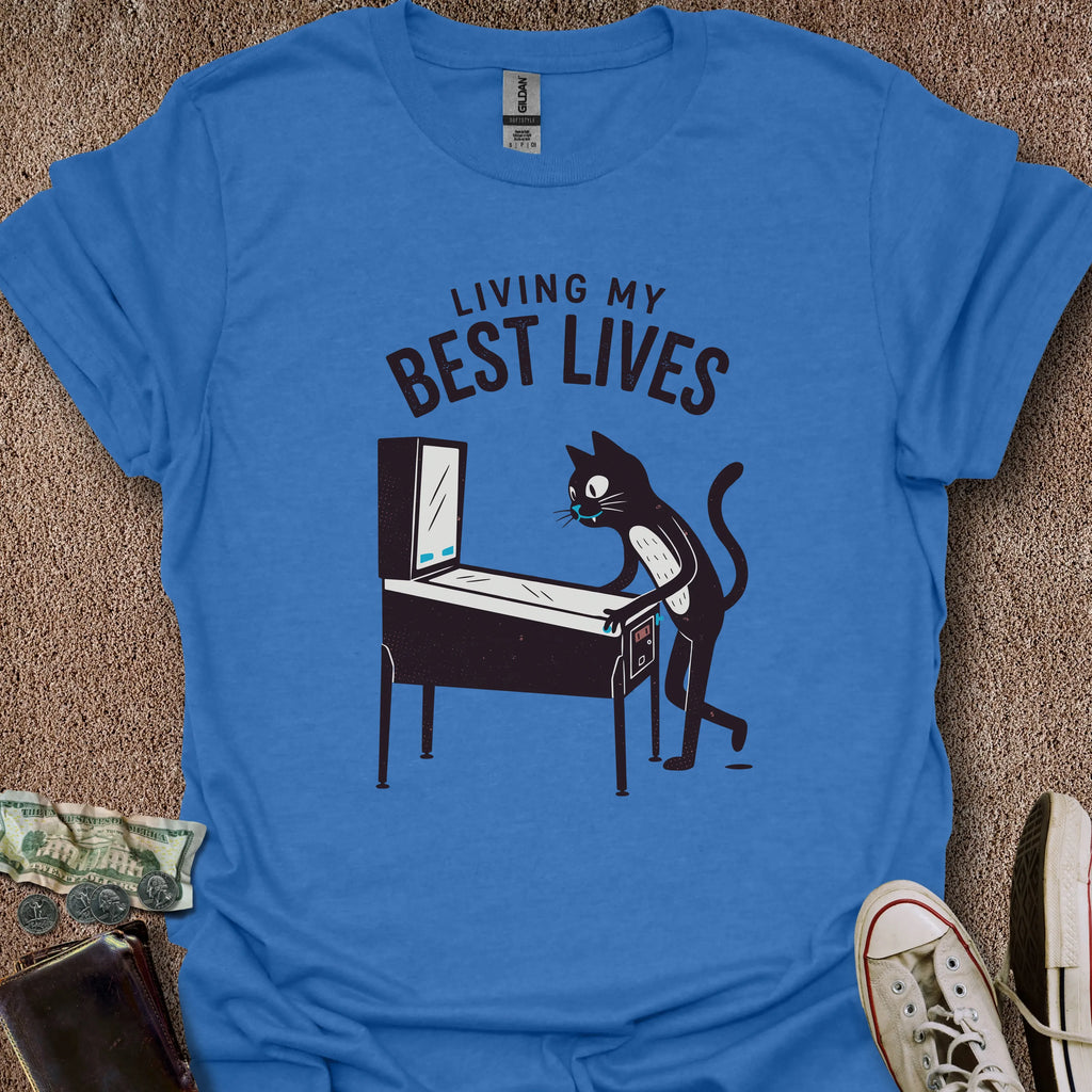 Printify T-Shirt Heather Royal / S My Best Lives T-Shirt