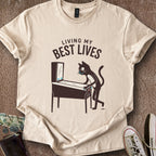 Printify T-Shirt Sand / S My Best Lives T-Shirt