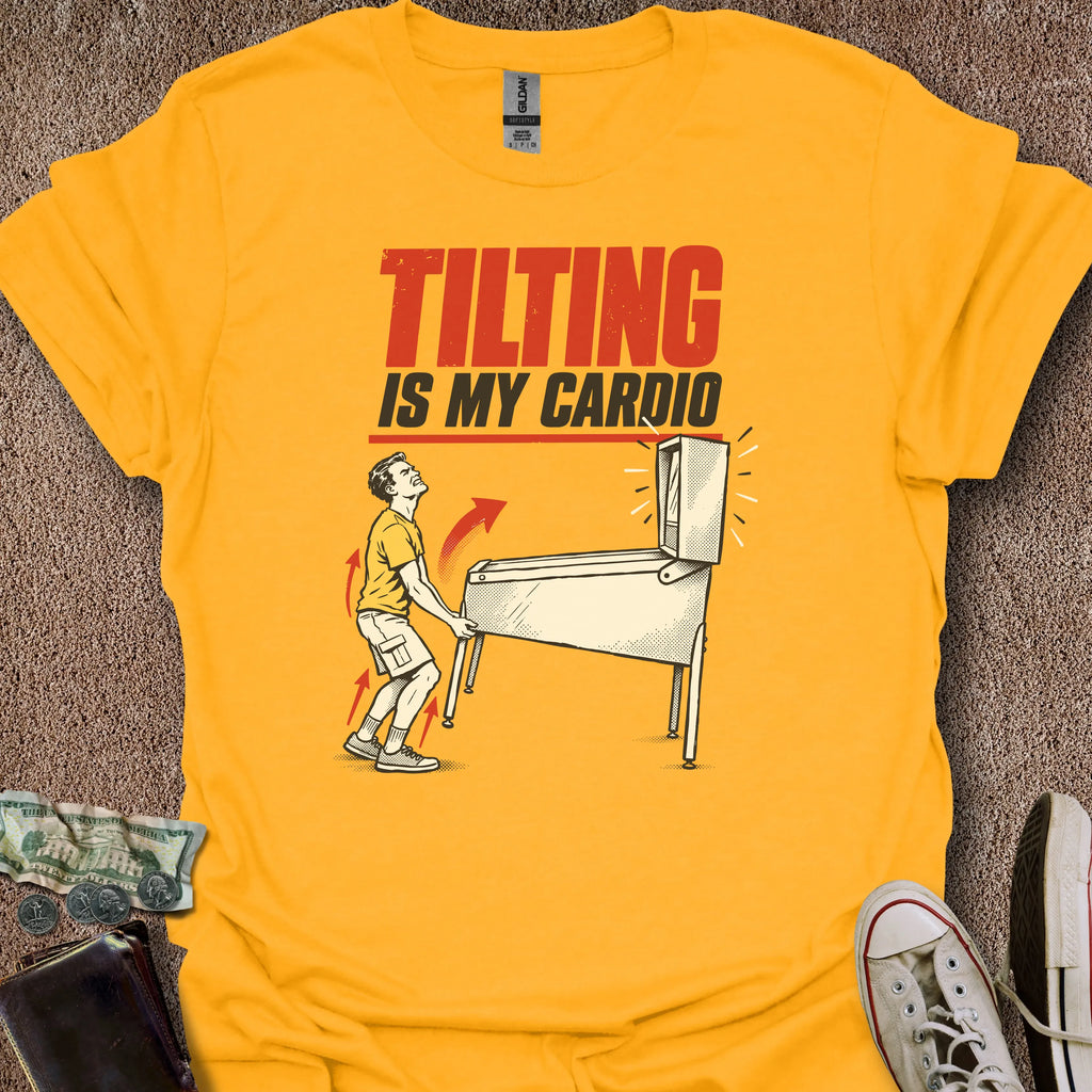 Printify T-Shirt Gold / S My Cardio T-Shirt