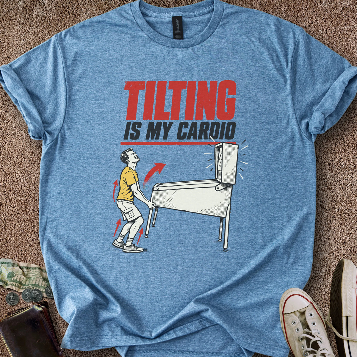 Printify T-Shirt Heather Indigo / S My Cardio T-Shirt