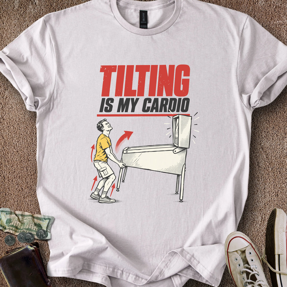Printify T-Shirt Ice Grey / S My Cardio T-Shirt