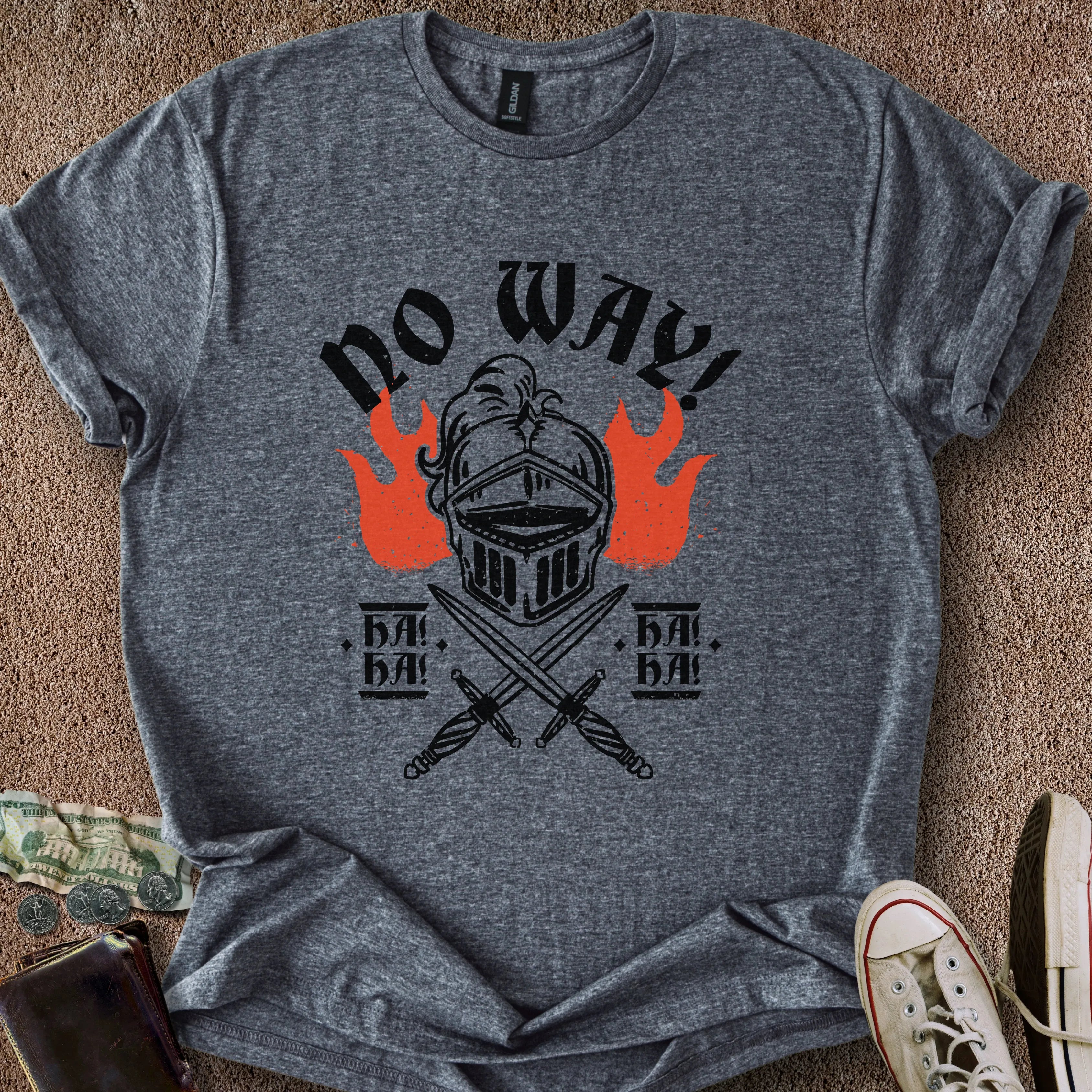 Printify T-Shirt Dark Heather / S No Way T-Shirt
