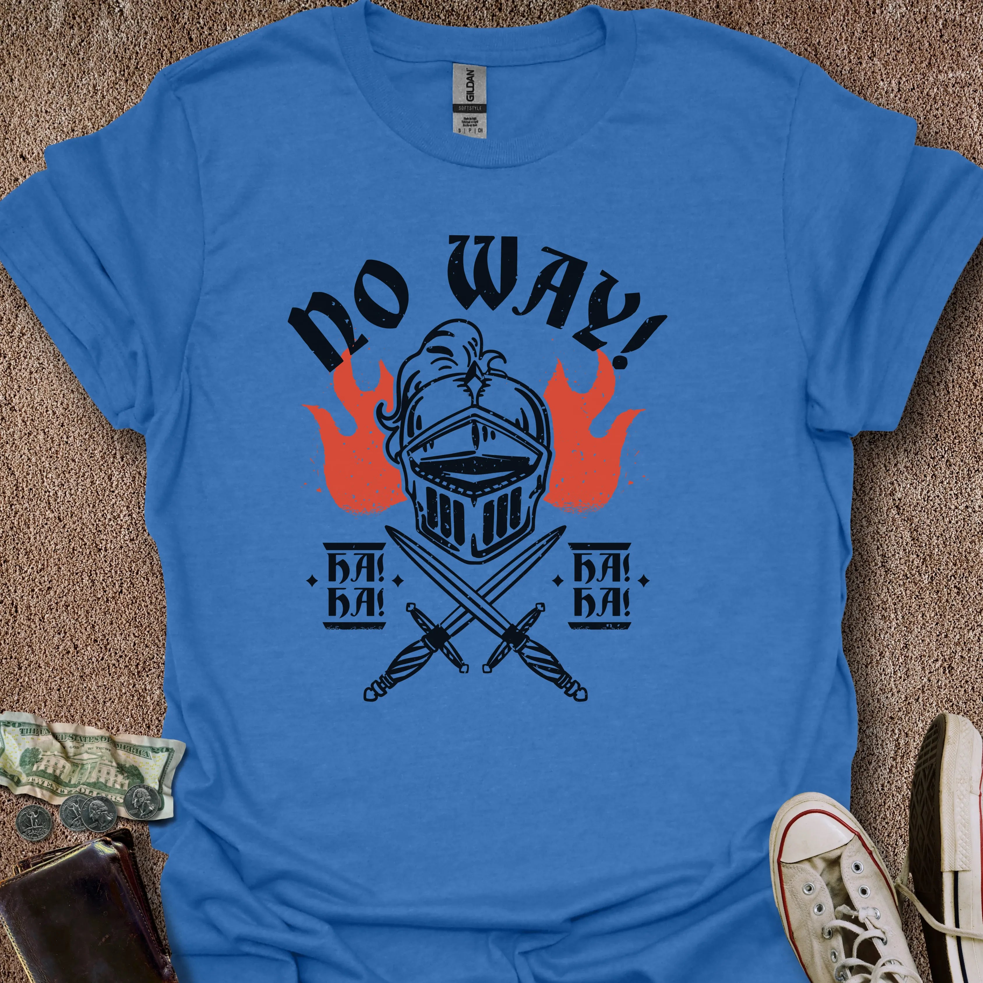 Printify T-Shirt Heather Royal / S No Way T-Shirt