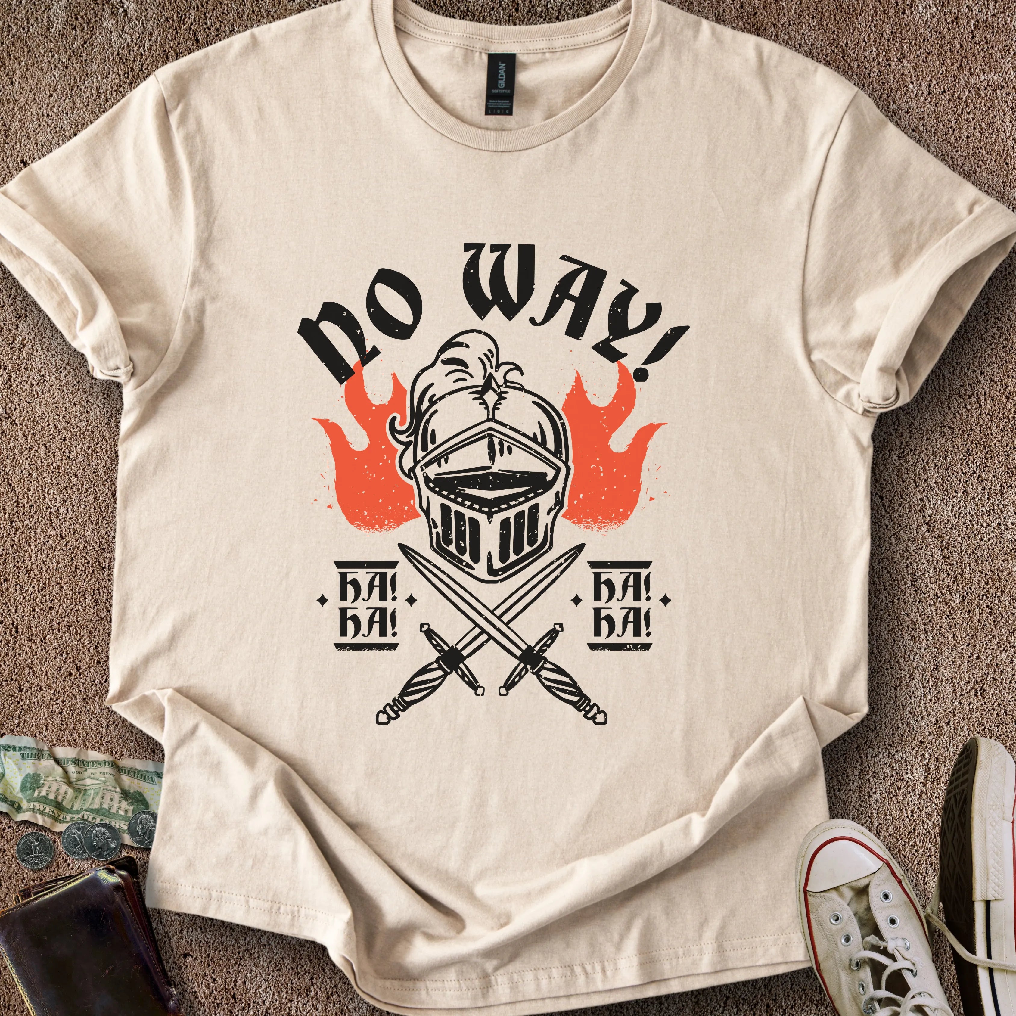 Printify T-Shirt Sand / S No Way T-Shirt