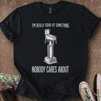 Printify T-Shirt Black / S Nobody Cares T-Shirt
