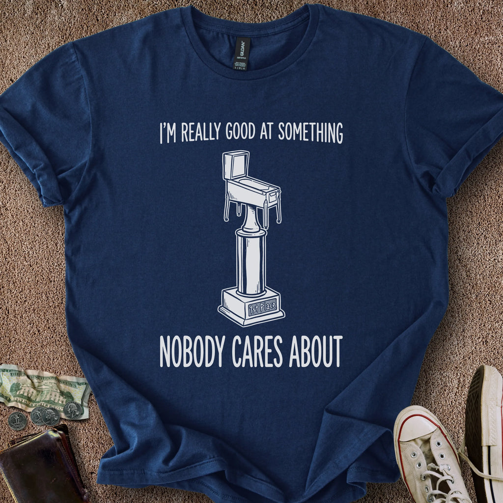 Printify T-Shirt Navy / S Nobody Cares T-Shirt