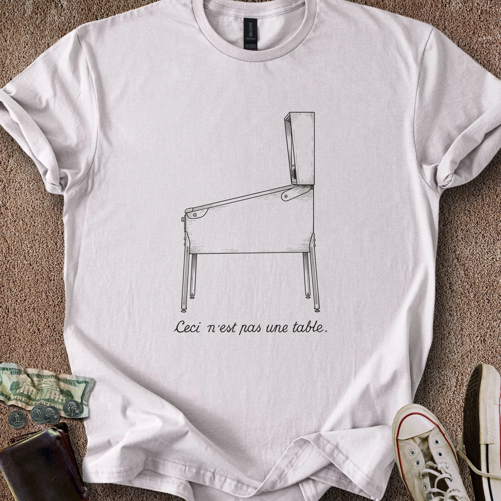 Printify T-Shirt Ice Grey / S Not a Table T-Shirt