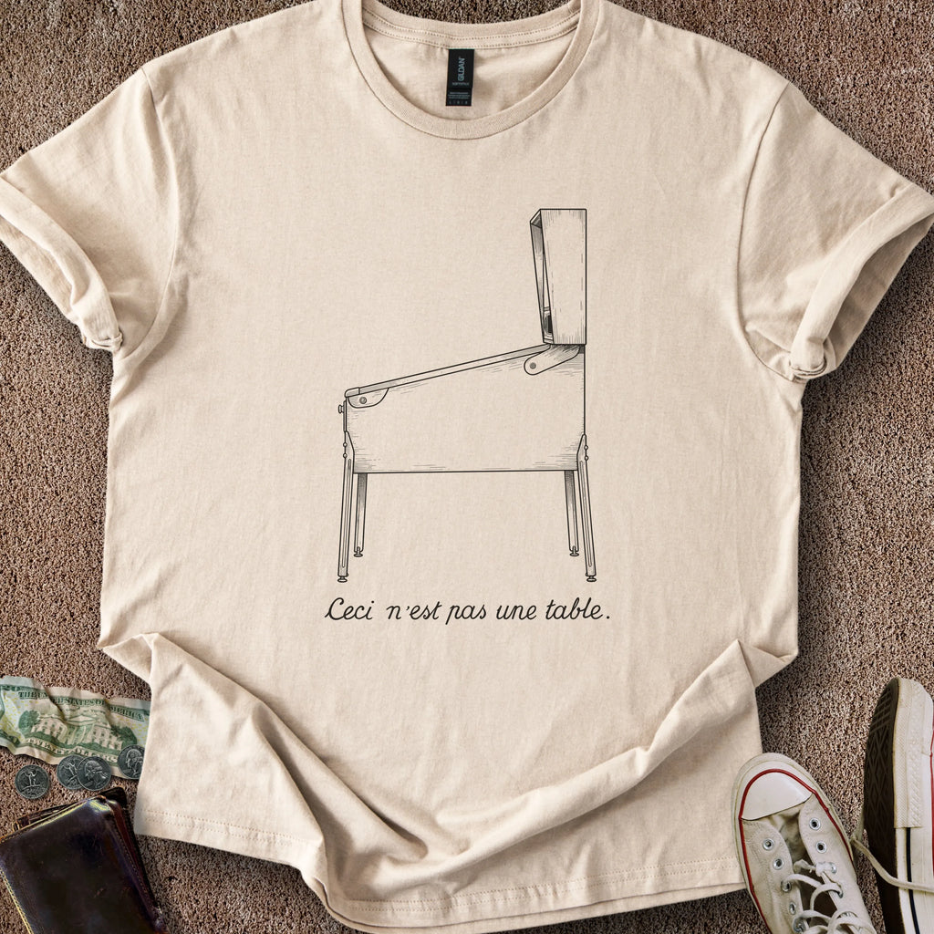 Printify T-Shirt Sand / S Not a Table T-Shirt
