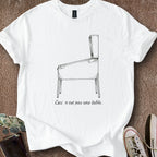 Printify T-Shirt White / S Not a Table T-Shirt