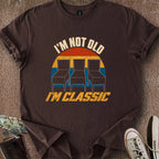 Printify T-Shirt Dark Chocolate / S Not Old Classic T-Shirt