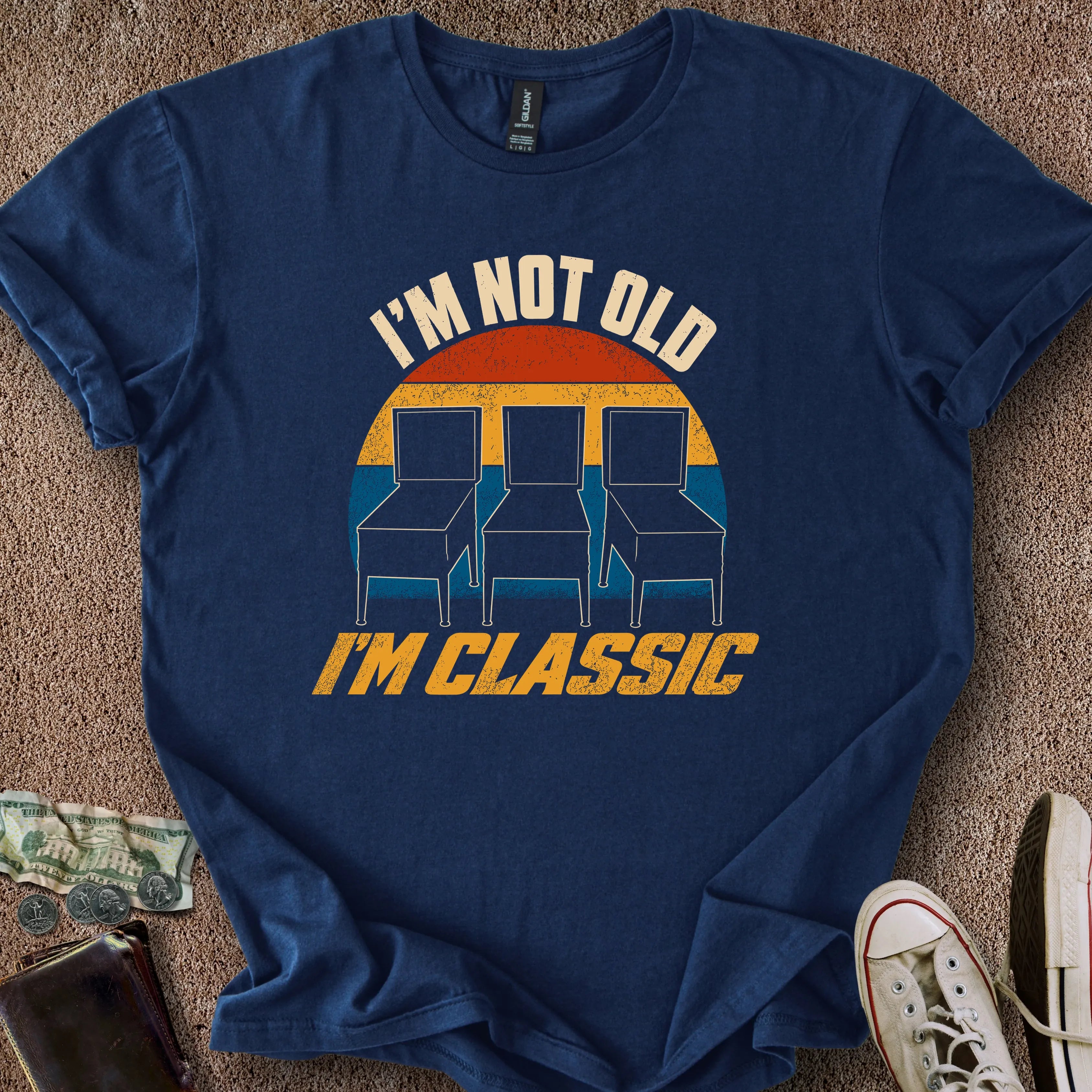 Printify T-Shirt Navy / S Not Old Classic T-Shirt