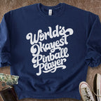 Printify Sweatshirt S / Navy Okayest Pinball Player Sweatshirt