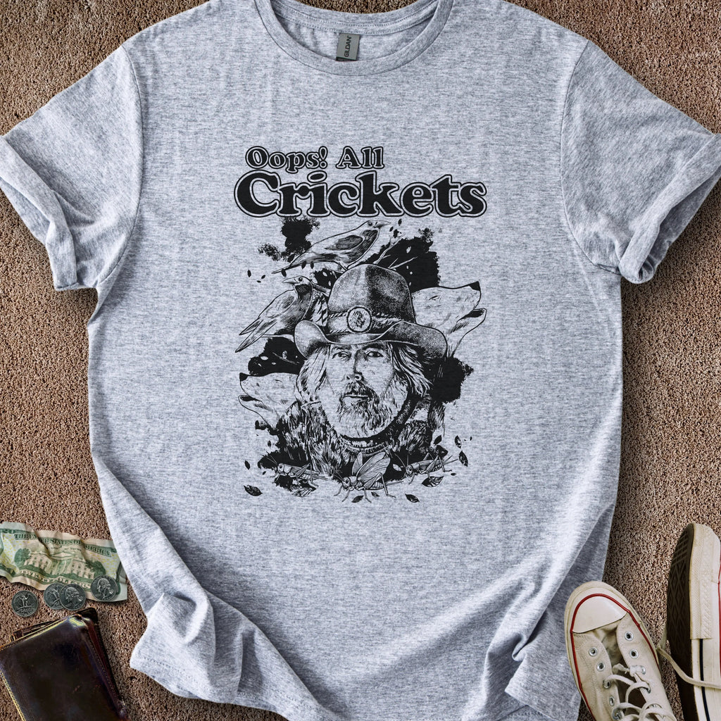 Printify T-Shirt Sport Grey / S Oops! All Crickets T-Shirt