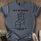 Printify T-Shirt Dark Heather / S Out of Order T-Shirt