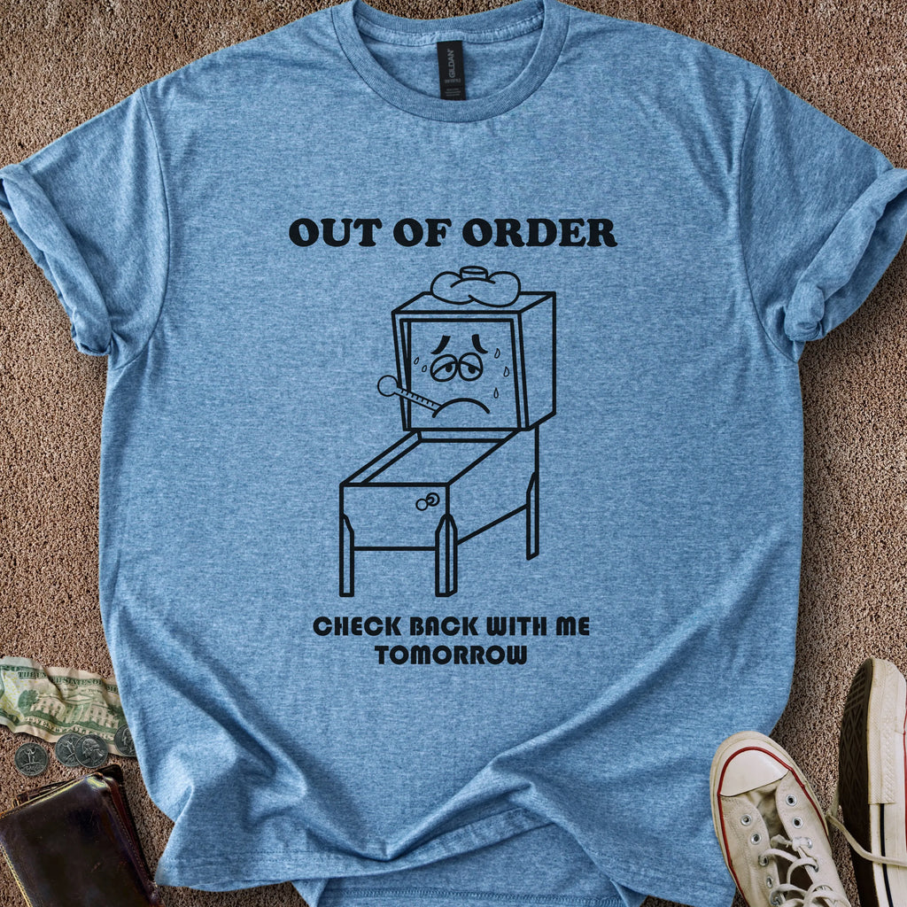 Printify T-Shirt Heather Indigo / S Out of Order T-Shirt