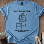 Printify T-Shirt Heather Indigo / S Out of Order T-Shirt