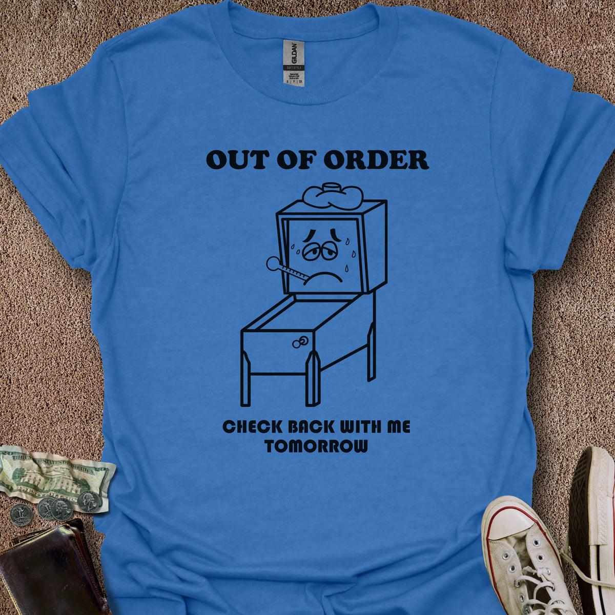 Printify T-Shirt Heather Royal / S Out of Order T-Shirt