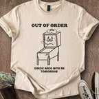 Printify T-Shirt Sand / S Out of Order T-Shirt