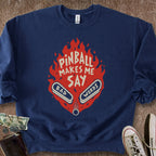 Printify Sweatshirt S / Navy Pinball Bad Words Sweatshirt