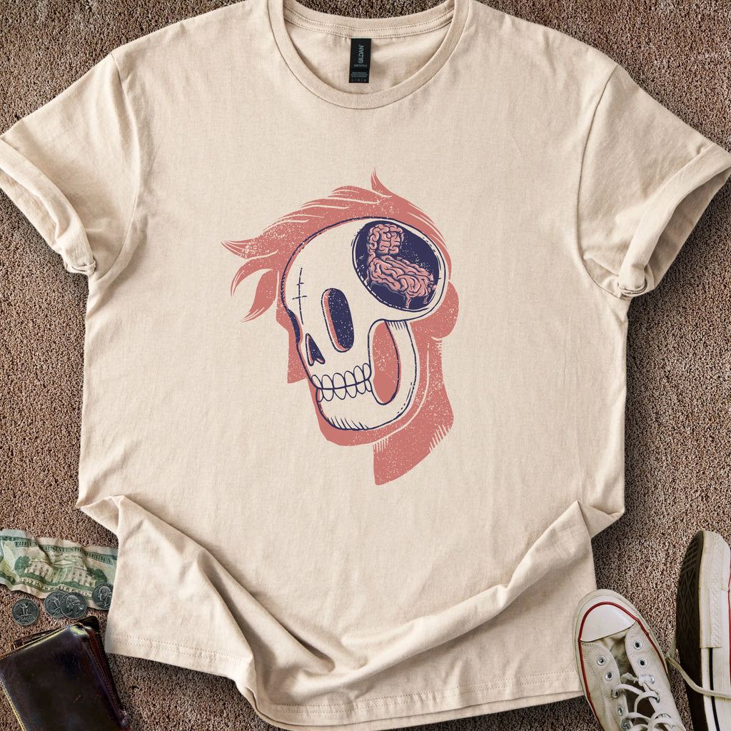 Printify T-Shirt Pinball Brain T-Shirt