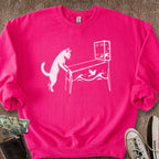 Printify Sweatshirt S / Heliconia Pinball Cat Sweatshirt