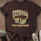 Printify T-Shirt Dark Chocolate / S Pinball Collecting Hobby T-Shirt