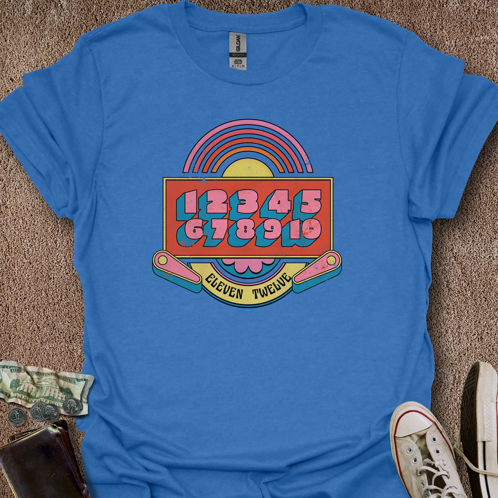 Printify T-Shirt Heather Royal / S Pinball Counting T-Shirt