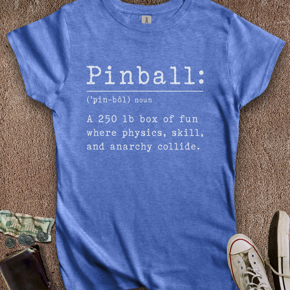 Printify T-Shirt S / Royal Pinball Defined Women's T-Shirt