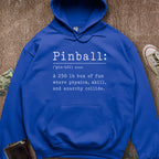 Printify Hoodie Royal / S Pinball Definition Hoodie