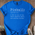 Printify T-Shirt Royal / S Pinball Definition T-Shirt