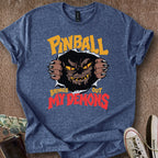 Printify T-Shirt Heather Navy / S Pinball Demons T-Shirt