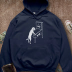 Printify Hoodie Navy / S Pinball Dog Hoodie