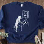 Printify Sweatshirt S / Navy Pinball Dog Sweatshirt