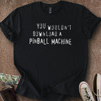Printify T-Shirt Black / S Pinball Download T-Shirt