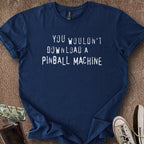 Printify T-Shirt Navy / S Pinball Download T-Shirt