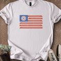 Printify T-Shirt Ice Grey / S Pinball Flag T-Shirt