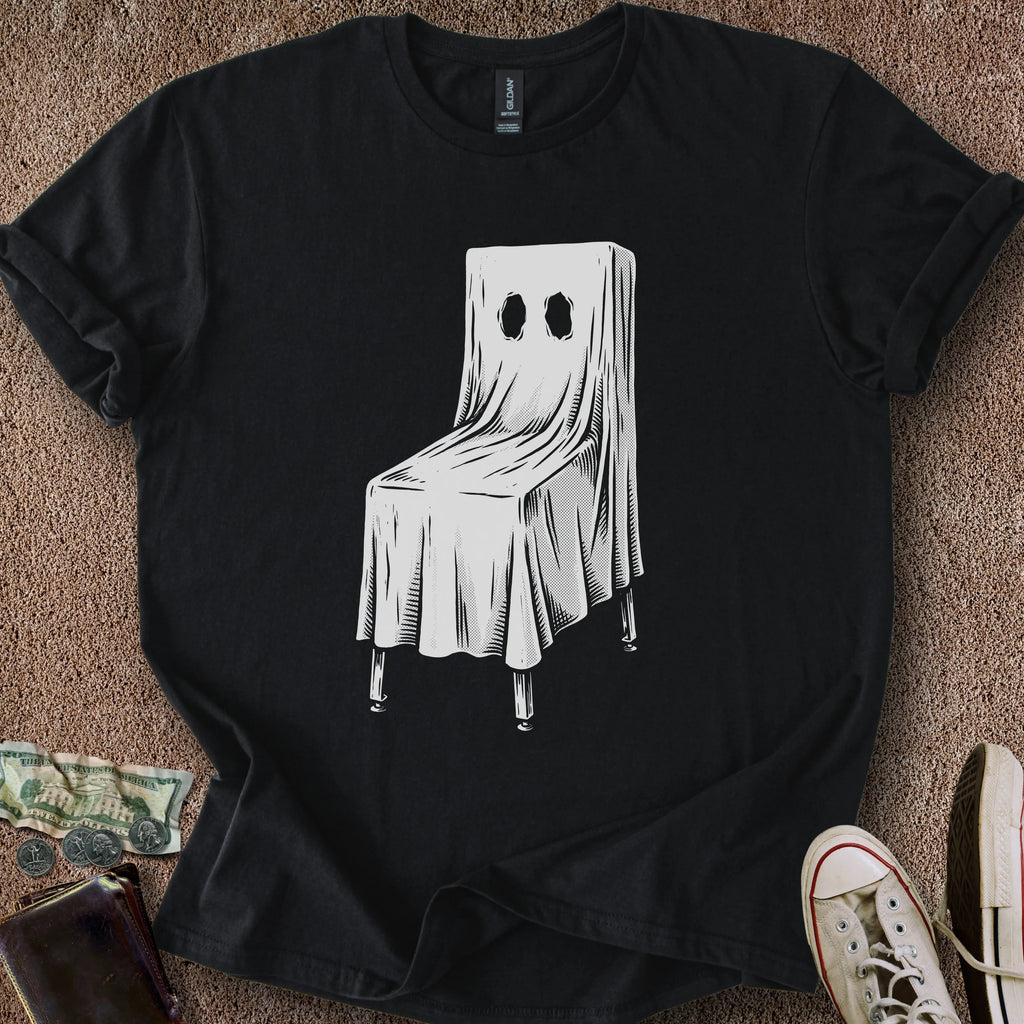 Printify T-Shirt Black / S Pinball Ghost T-Shirt
