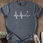Printify T-Shirt Dark Heather / S Pinball Heartbeat T-Shirt
