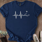Printify T-Shirt Navy / S Pinball Heartbeat T-Shirt